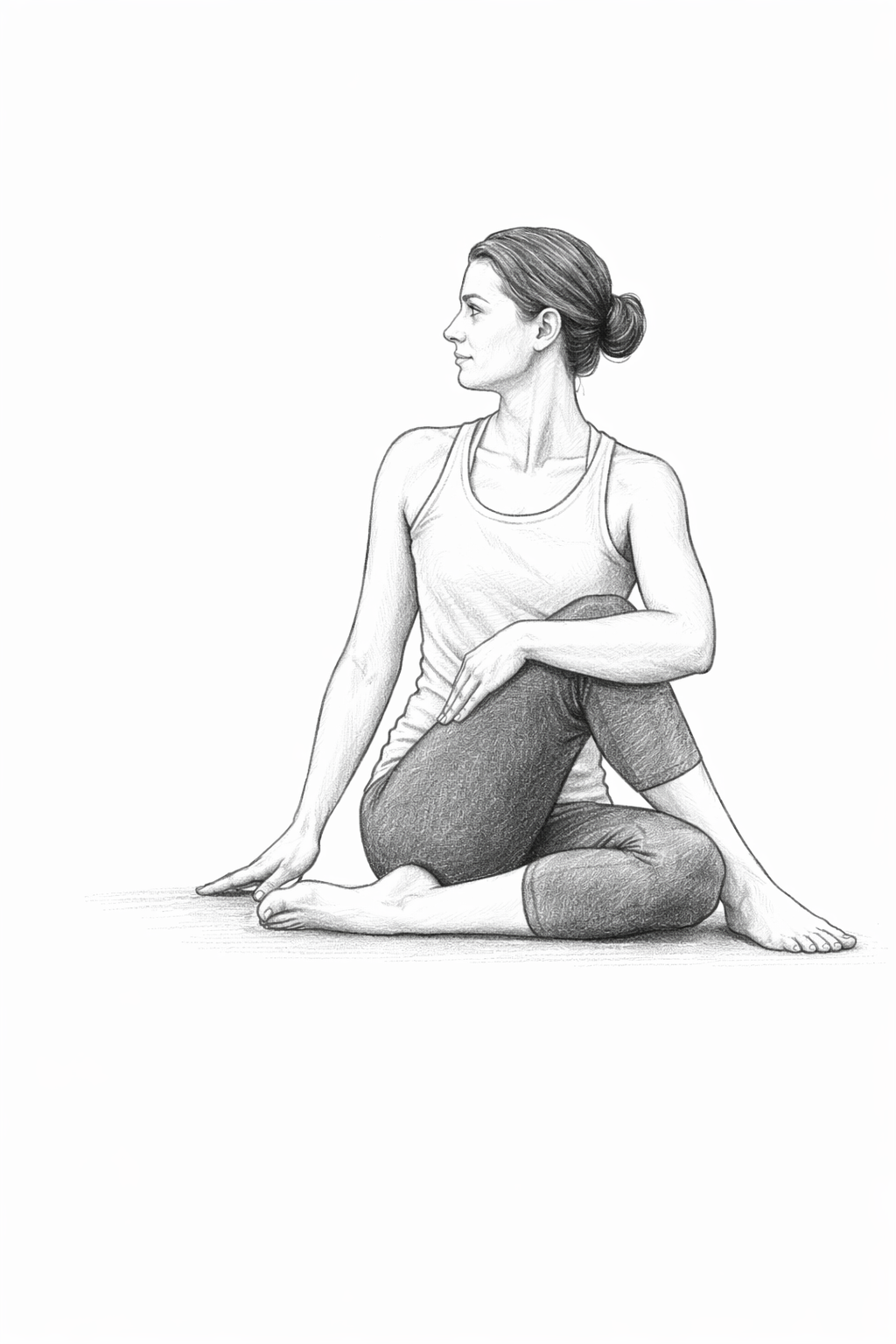 Ardha Matsyendrasana – Yoga-Drehsitz