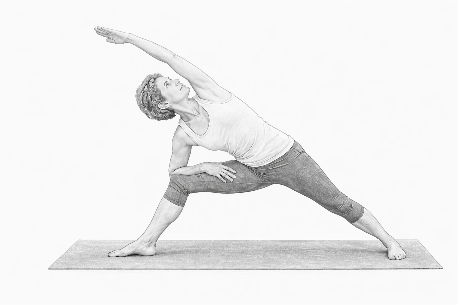 Gestreckte Seitwinkelhaltung